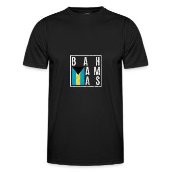 Bahamas - Männer Funktions-T-Shirt - Schwarz - Vorne - AI Model Male 178 dark (178cm)