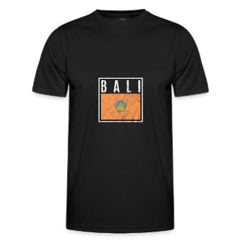 Bali - T-shirt sport Homme - noir - Devant - AI Model Male 178 dark (178cm)