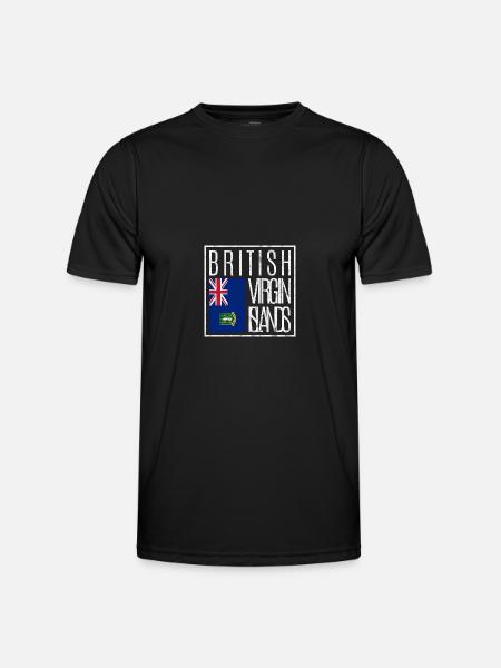 British Virgin Islands - Men's Functional T-Shirt - black