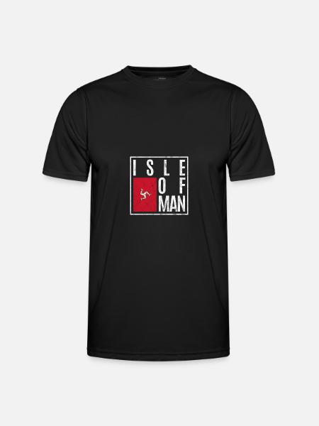 Isle Of Man - Men's Functional T-Shirt - black