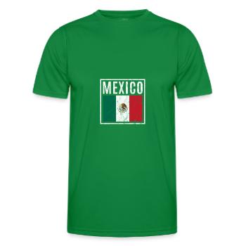 Mexiko - Männer Funktions-T-Shirt - Kelly Green - Vorne - AI Model Male 178 dark (178cm)