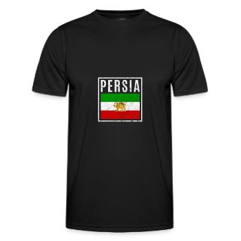 Persia - Men's Functional T-Shirt - black - Front - AI Model Male 178 dark (178cm)