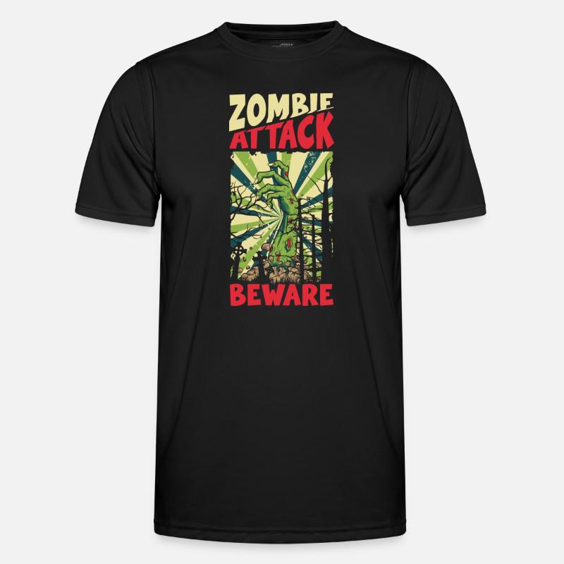 Comic Retro Style Cartoon - Men's Functional T-Shirt - black