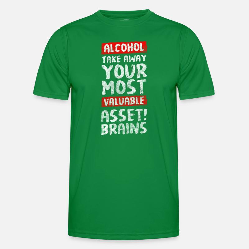Alcohol Quit Motivation Men's Functional T-Shirt