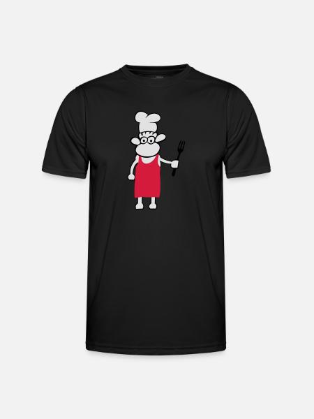 Schääf cook - Men's Functional T-Shirt - black
