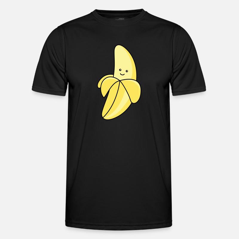 banana comic - Männer Funktions-T-Shirt - Schwarz
