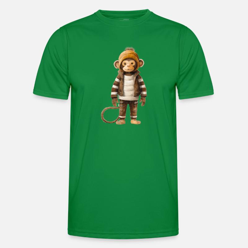Cheeky Monkey Playful Tee Men's Functional T-Shirt