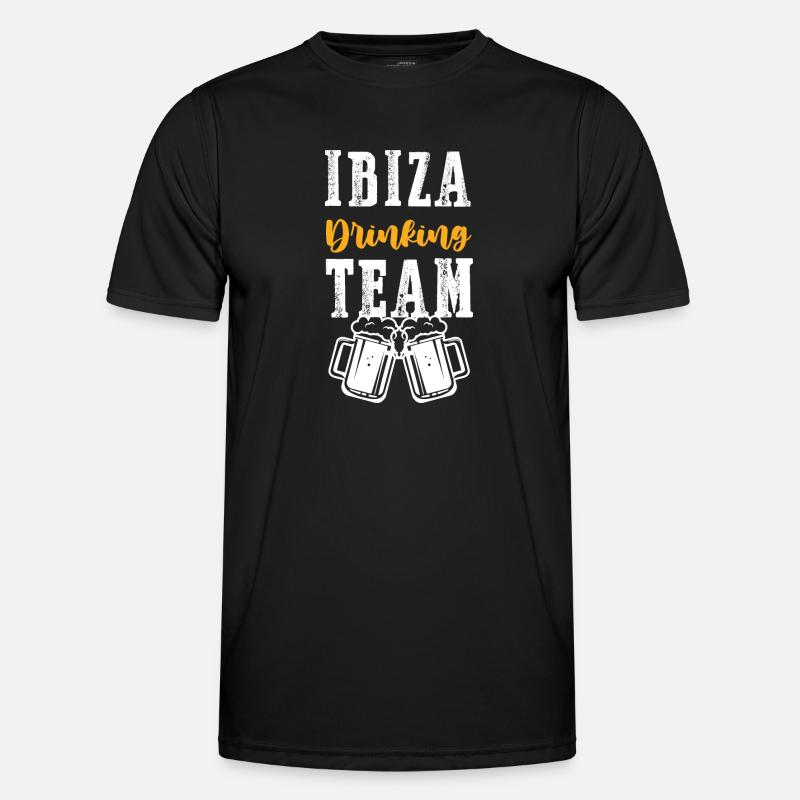 Ibiza Drinking Team - Men's Functional T-Shirt - black