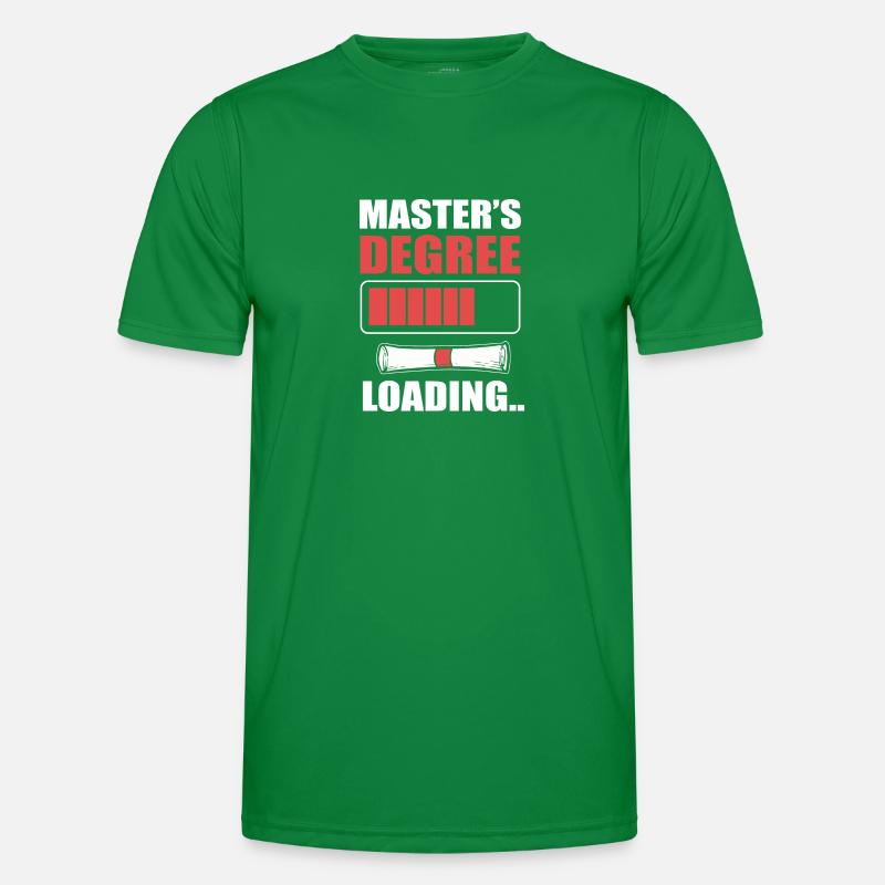 Master Studium Abschlussfeier Männer Funktions-T-Shirt