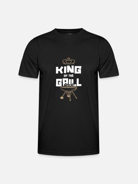king king grill - Men's Functional T-Shirt - black