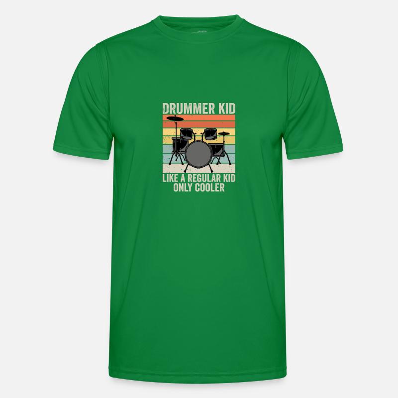 Drummer kid like a regular kid only cooler T-shirt sport Homme