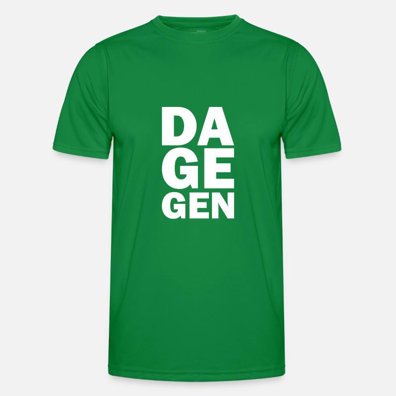 Dagegen Männer Funktions-T-Shirt