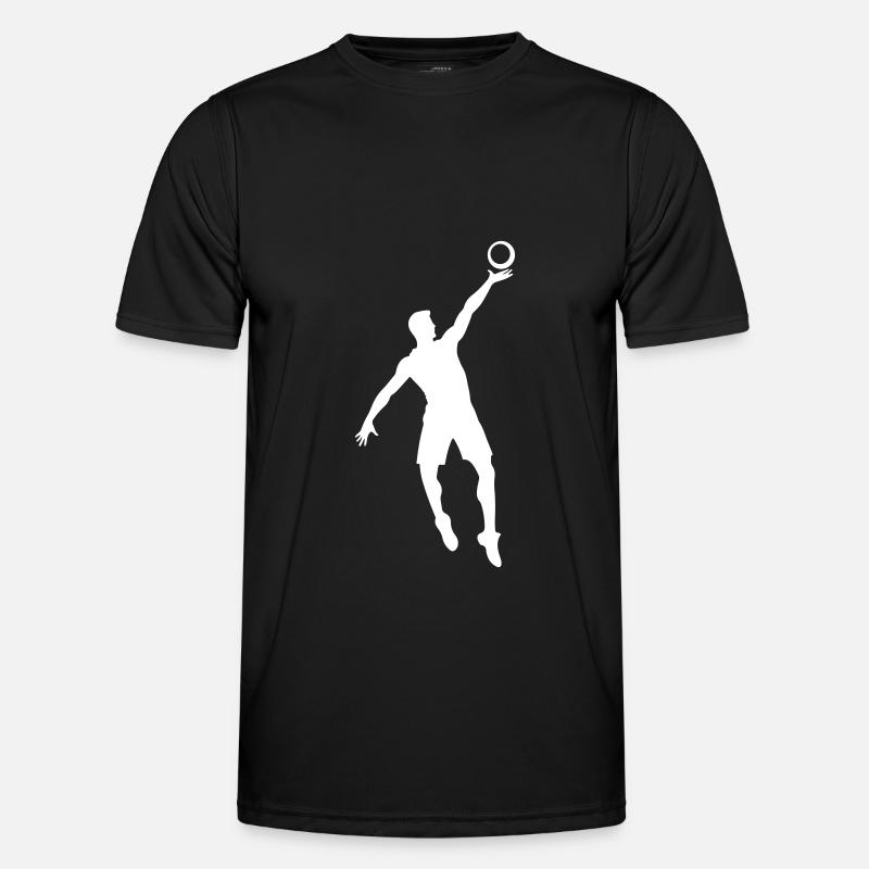 Volleyball Player Icon - Men's Functional T-Shirt - black