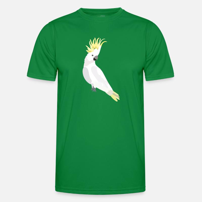 Perroquet cacatoès blanc T-shirt sport Homme