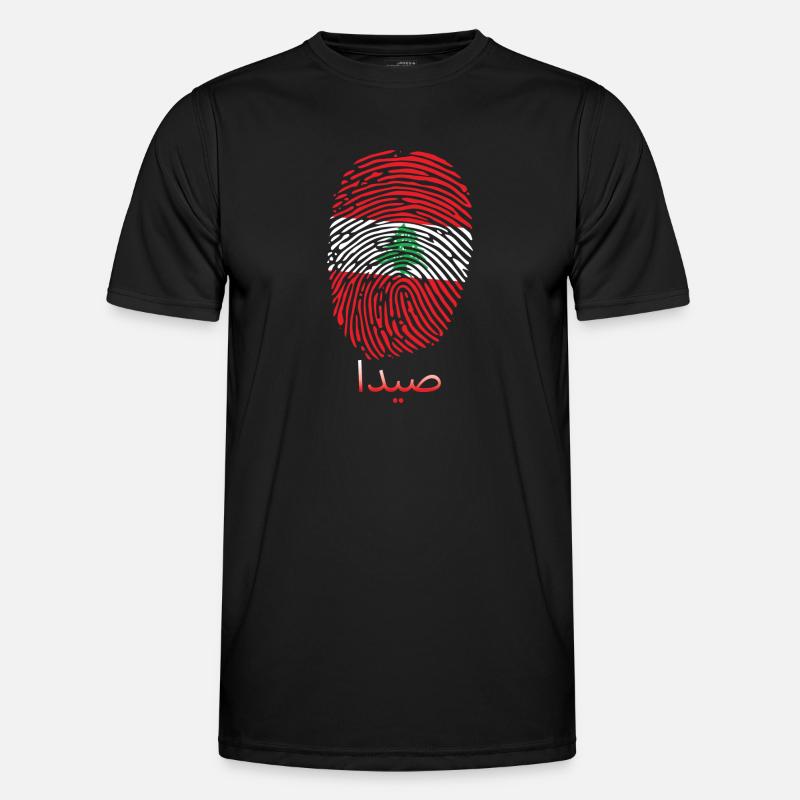 SIDON Libanese Libanon Libanesin Libanesisch Männer Funktions-T-Shirt