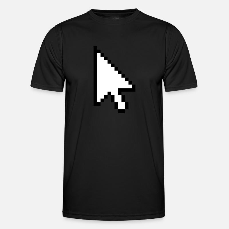 Pixel Mauszeiger Männer Funktions-T-Shirt
