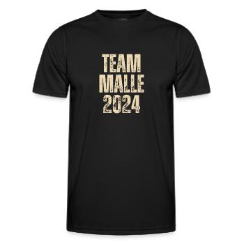 TEAM MALLE 2024 - MAJORQUE - T-shirt sport Homme - noir - Devant - AI Model Male 178 dark (178cm)