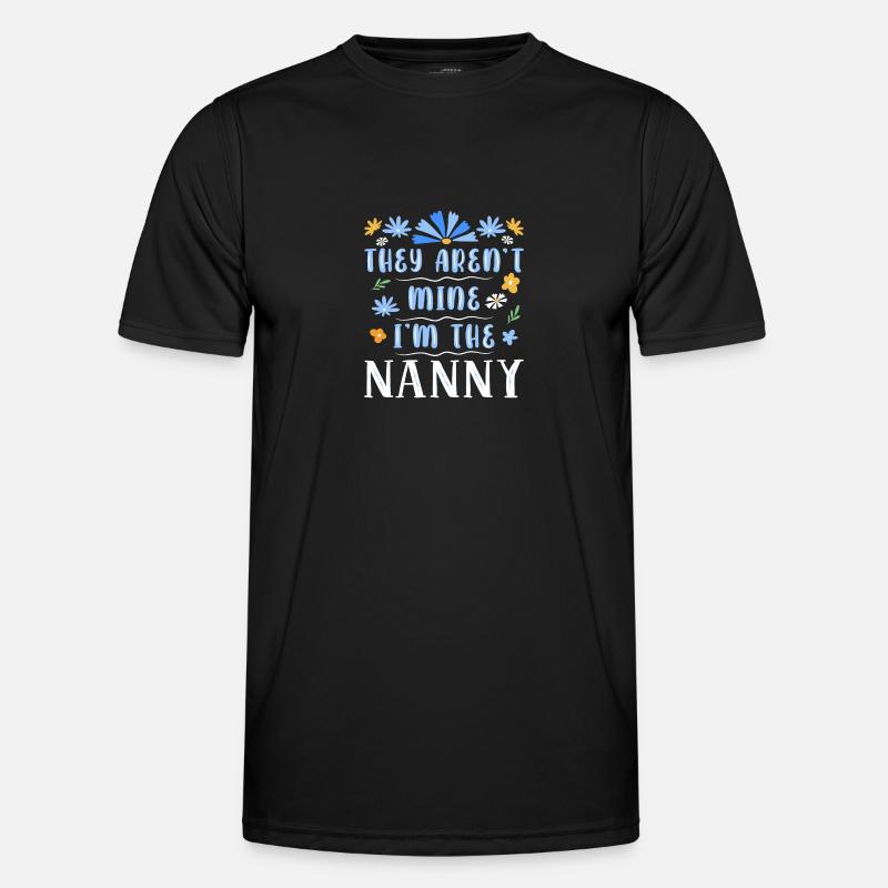 Nanny Babysitterin Tagesmutter Männer Funktions-T-Shirt
