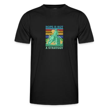 Barrel Racing - Men's Functional T-Shirt - black - Front - AI Model Male 178 dark (178cm)