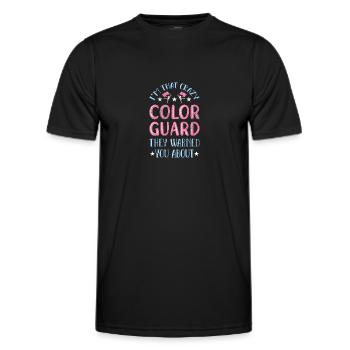 Color Guard - Männer Funktions-T-Shirt - Schwarz - Vorne - AI Model Male 178 dark (178cm)