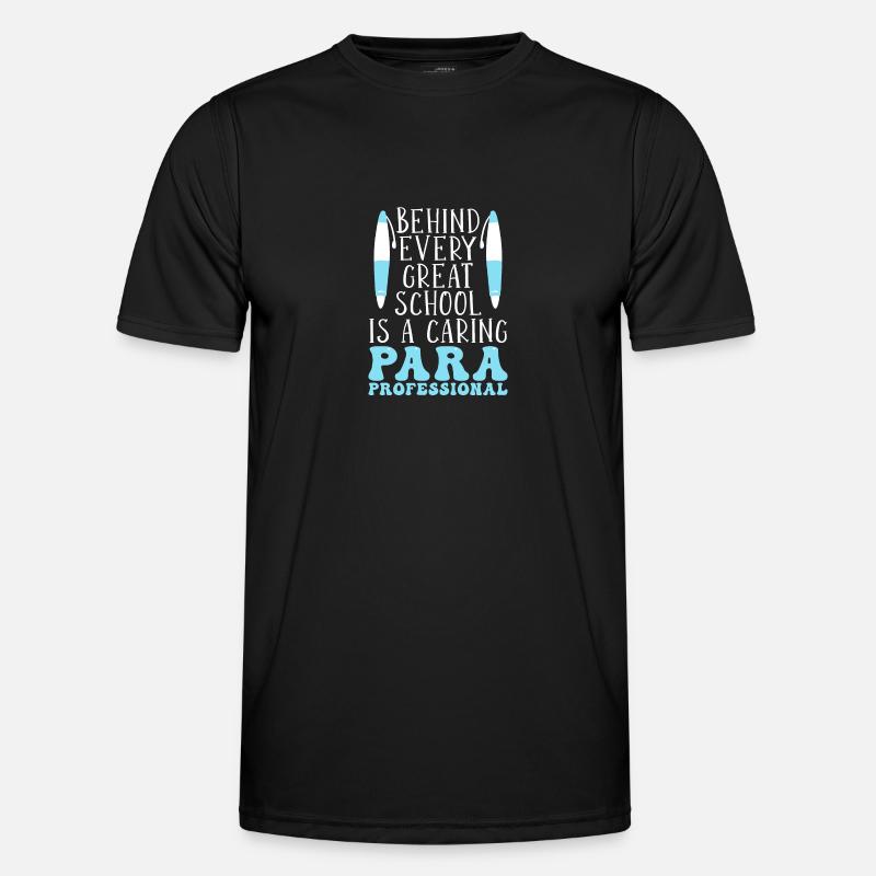 Paraprofessional - Männer Funktions-T-Shirt - Schwarz