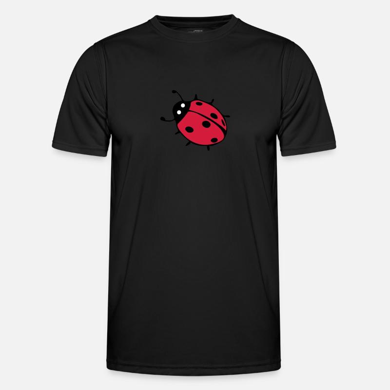 Ladybug - Men's Functional T-Shirt - black