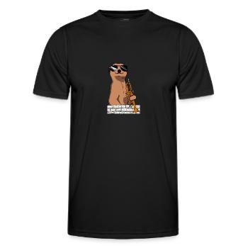 Trumpet Trumpet Player - Men's Functional T-Shirt - black - Front - AI Model Male 178 dark (178cm)