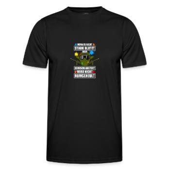 Nicht rumgeheult Gotcha Paintballspieler Paintball - Männer Funktions-T-Shirt - Schwarz - Vorne - AI Model Male 178 dark (178cm)