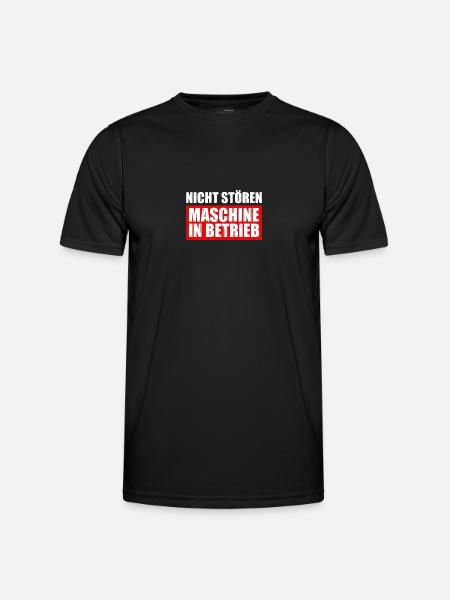 Machine Musculation Bodybuilder Gym Musculation - T-shirt sport Homme - noir