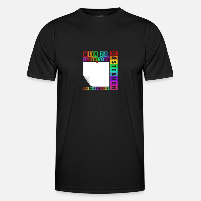 24. Geburtstag Geboren 2000 Geburtstagsgeschenk Männer Funktions-T-Shirt