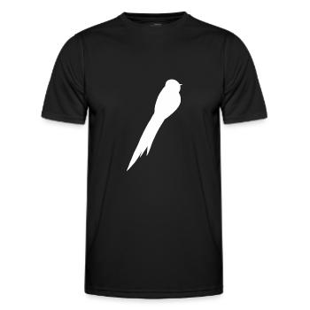 Bird Falcon Blackbird Thrush Sparrow Buzzard Raven - Men's Functional T-Shirt - black - Front - AI Model Male 178 dark (178cm)