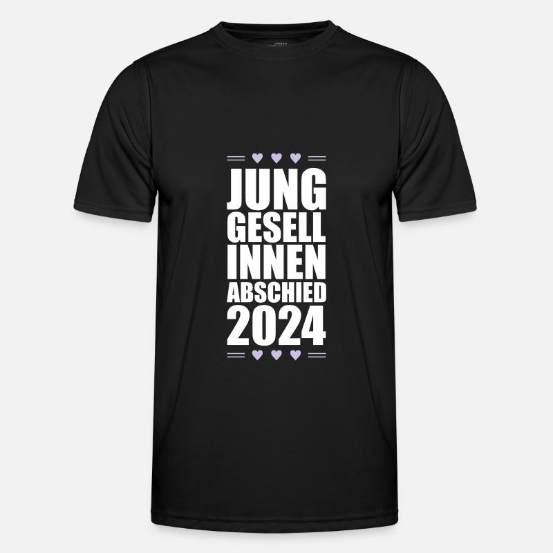 Hen Party 2024 Hen - Men's Functional T-Shirt - black