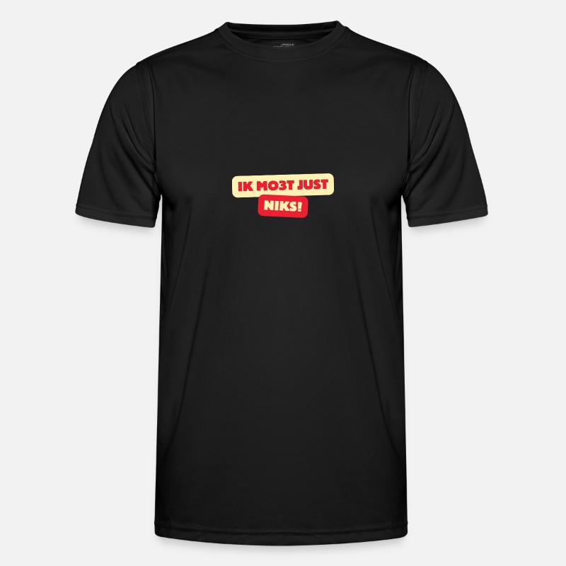 I mo3t just nothing - Men's Functional T-Shirt - black