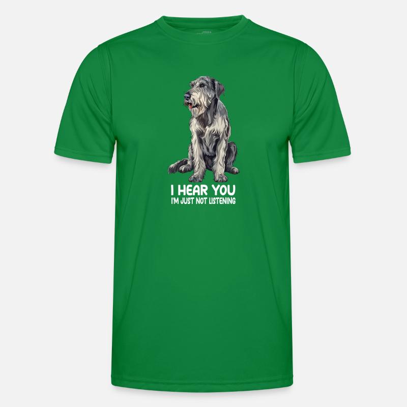 Irish Wolfhound Männer Funktions-T-Shirt