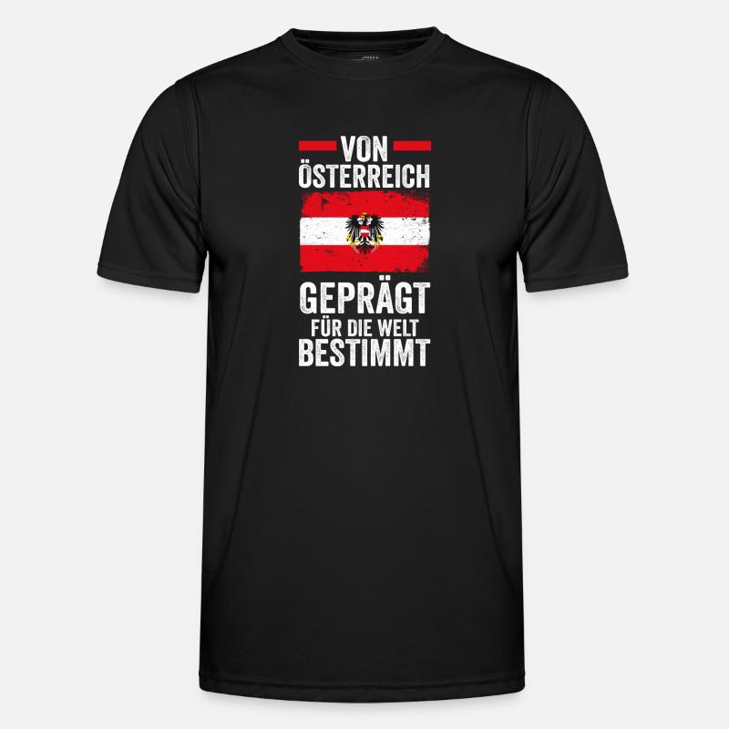 Austrians Austria - Men's Functional T-Shirt - black