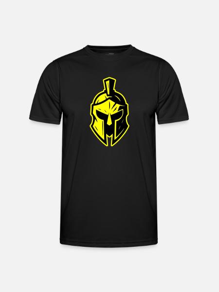 Spartan Gladiator Helmet Sparta - Men's Functional T-Shirt - black