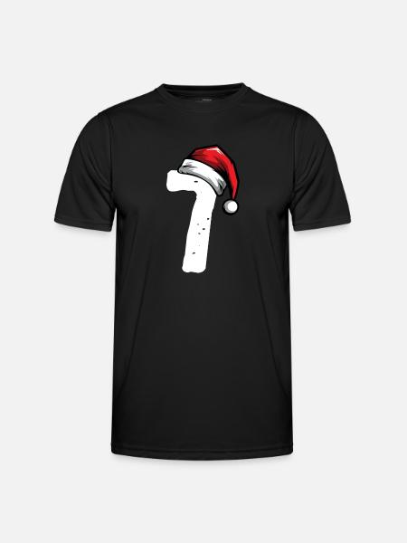 7 Numéro de Noël - T-shirt sport Homme - noir