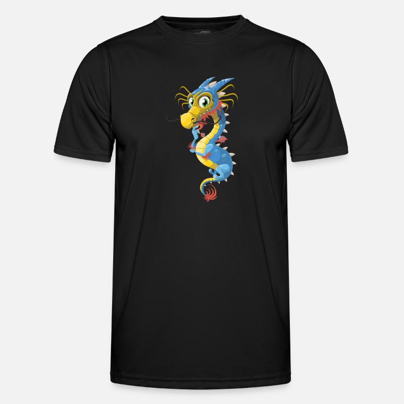 drache Männer Funktions-T-Shirt