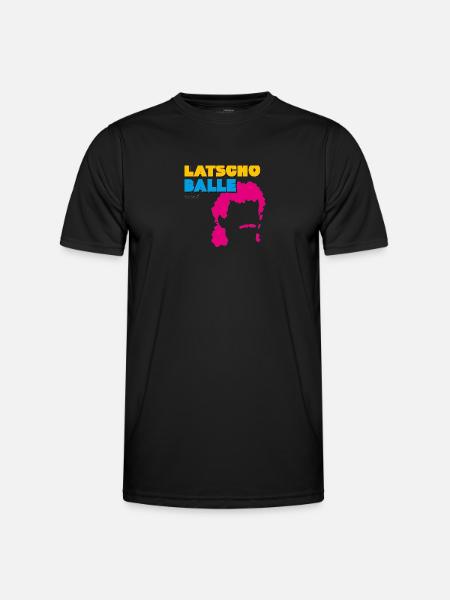 Latscho Balle - Männer Funktions-T-Shirt - Schwarz
