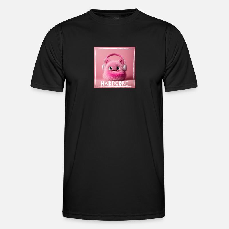 har d core - Männer Funktions-T-Shirt - Schwarz