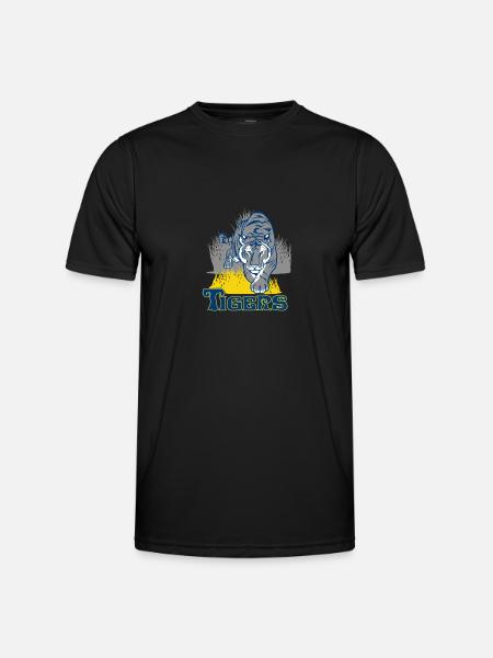 Tiger - Männer Funktions-T-Shirt - Schwarz