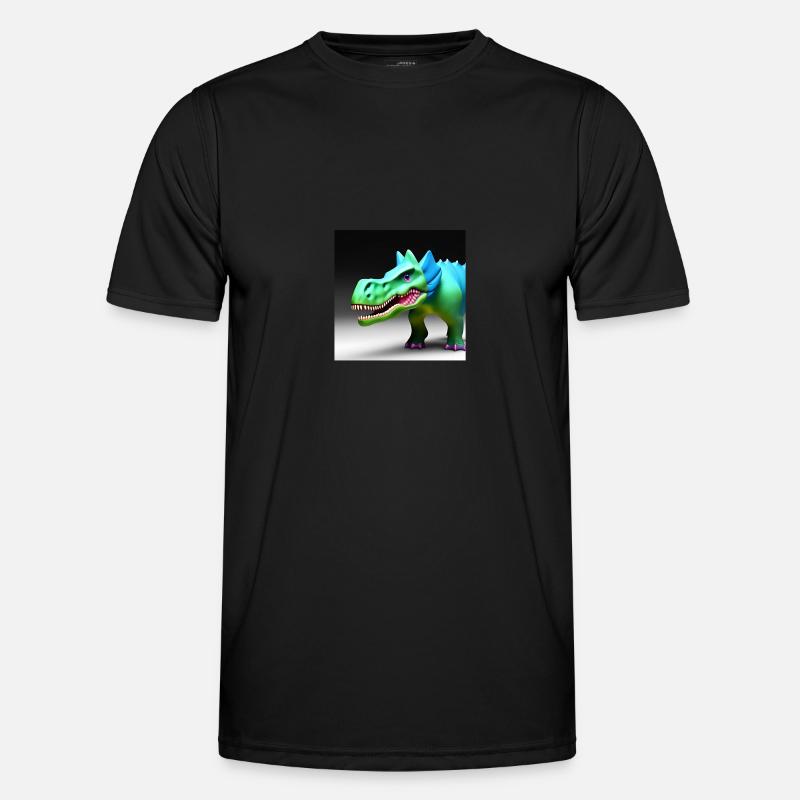 Dinosaurier Männer Funktions-T-Shirt