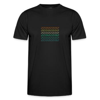 Archer Tir à l’arc - T-shirt sport Homme - noir - Devant - AI Model Male 178 dark (178cm)