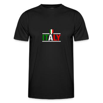 Italia Italian Italian Italy - Men's Functional T-Shirt - black - Front - AI Model Male 178 dark (178cm)