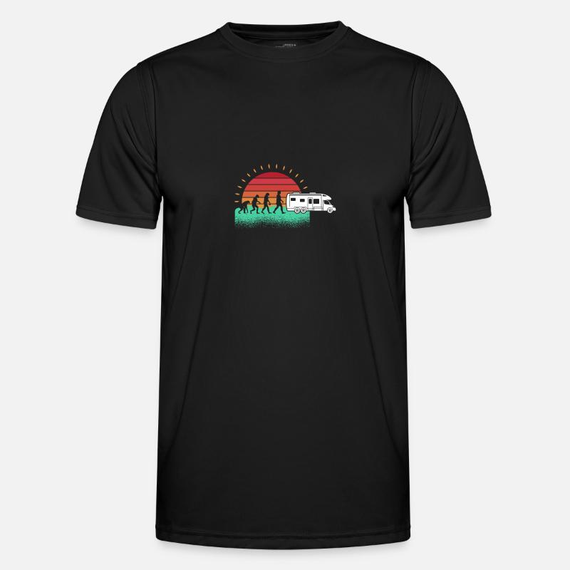 Camping-car camping-car Camping Evolution Camper T-shirt sport Homme