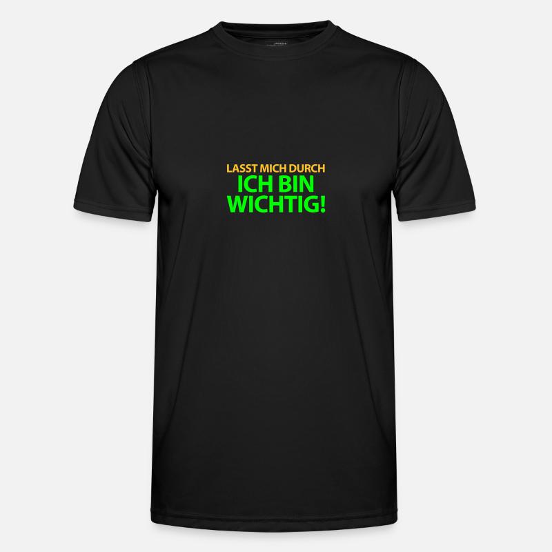 Laissez-moi à travers je suis important chef chef capitaine T-shirt sport Homme