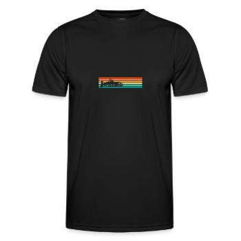 Submersible, sous-marin, submersible, sous-marin, sous-marin - T-shirt sport Homme - noir - Devant - AI Model Male 178 dark (178cm)