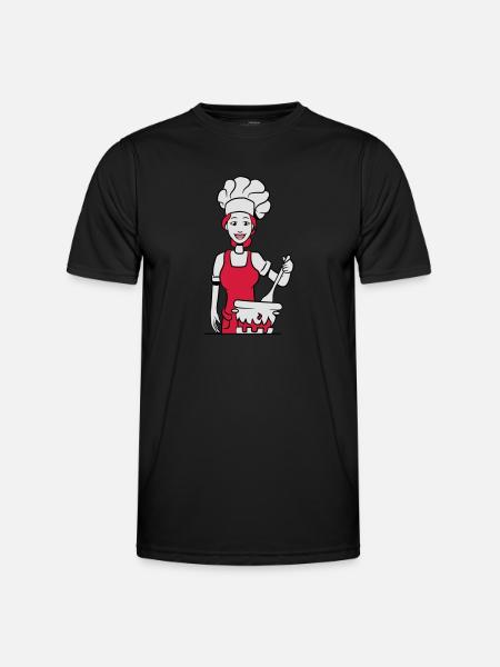 Cook cook - Men's Functional T-Shirt - black