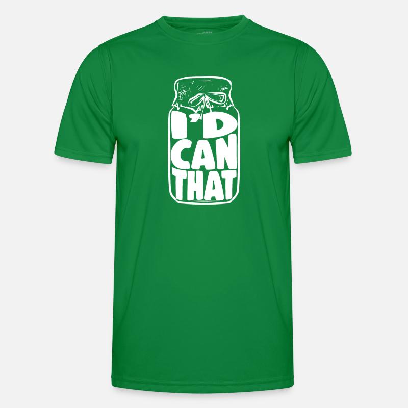 Einmachen Einkochen Lebensmitteln Konservieren Männer Funktions-T-Shirt