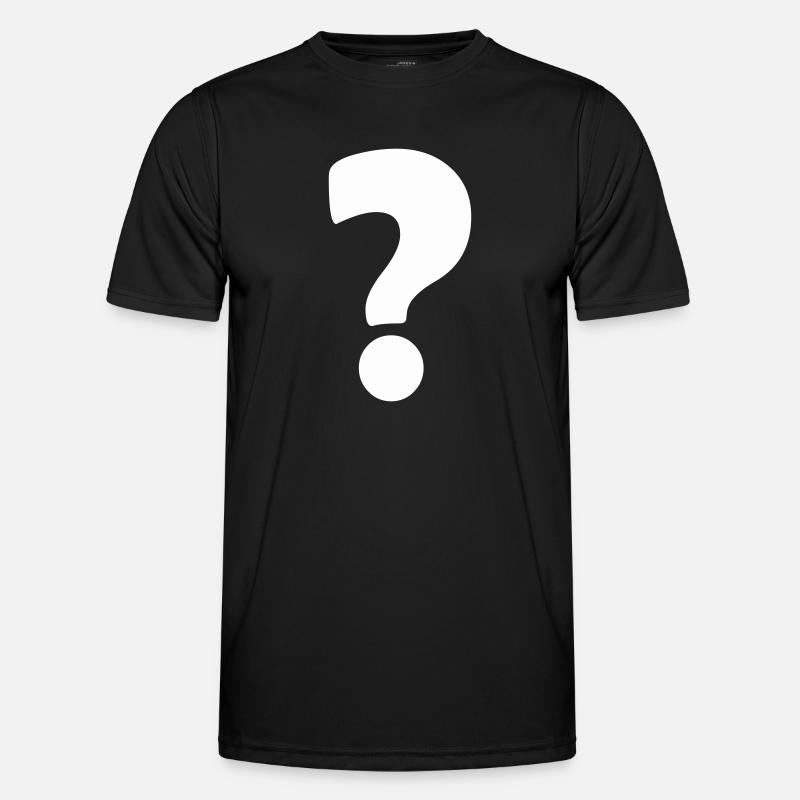 Question mark 1 - Men's Functional T-Shirt - black